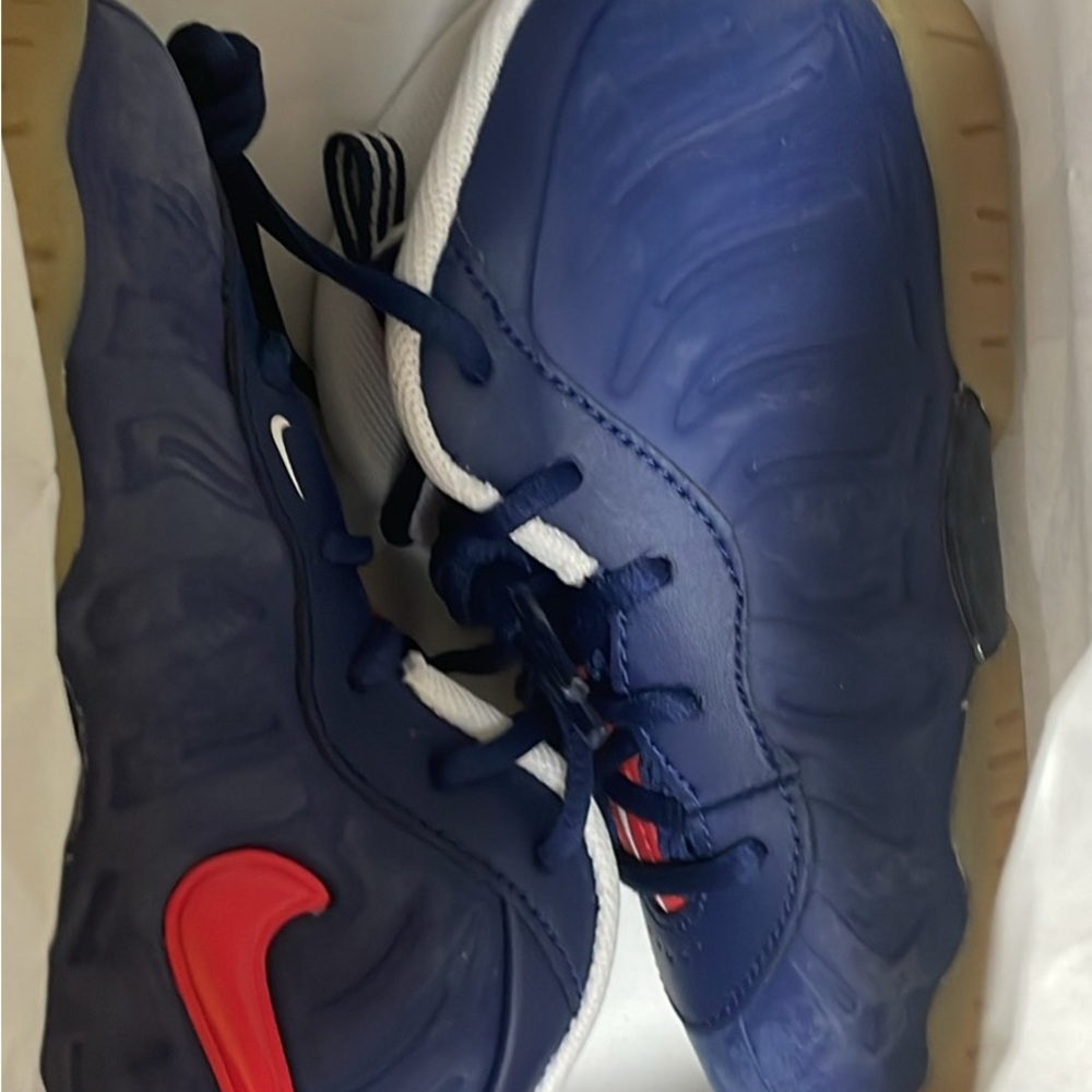 Nike Kids Blue and Red Sneakers